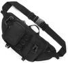 Tactical EDC Sling Crossbody Bag, Bright Orange Interior Molle Chest Pack Adjustable Strap for Fishing Hunting Camping