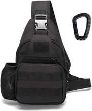 Tactical Sling Bag, Lightweight Crossbody Chest Pack, Outdoor Shoulder Sling Backpack Fit 7.9-inch Tablet for Hiking, Cycling, Daily EDC
