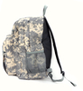 Digital Camo Tactical Daypack, Lightweight Camouflage Backpack with Hook-and-Loop Patch Panel, Multipurpose Casual Backpack for School, Hiking, Travel & Daily EDC