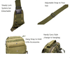 Lightweight Tactical Sling Bag, Compact MOLLE Chest Crossbody Pack with Adjustable Strap, Water Resistant EDC Shoulder Bag for Hiking Cycling Daily Outdoor Carry