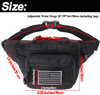Tactical Fanny Pack for Men, Adjustable Large Waist Bag with MOLLE Webbing, Water Resistant Utility Hip Belt Bag for Hunting Hiking Cycling EDC Daily Carry