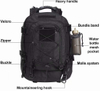 Expandable Tactical Backpack , Water Resistant Military Rucksack, Adjustable Capacity Outdoor Backpack with Water Bottle Holder