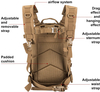 30L Water Resistant Mini Tactical Backpack, MOLLE Military Daypack for Hiking Shooting Camping EDC