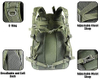 35L Military Tactical Backpack, Large Capacity MOLLE Rucksack, Water Resistant Daypack for Hiking, Camping, Hunting, Tactical Training & Outdoor Survival