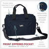 Professional Nurse Medical Equipment Bag, Empty Doctor Clinical Instrument Tote with Detachable Shoulder Strap for Home Visits & Clinic Use