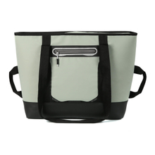 Wide Opening Insulated Cooler Tote Bag, ColdBlock Reinforced Base Water Stain Resistant Soft Cooler with Multi Carry Handles for Grocery & Outdoor