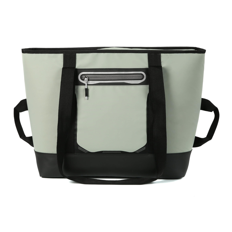 Wide Opening Insulated Cooler Tote Bag, ColdBlock Reinforced Base Water Stain Resistant Soft Cooler with Multi Carry Handles for Grocery & Outdoor
