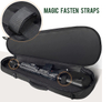 37 Inch Discreet Tactical Rifle Case, Multi-Pocket Concealed Gun Bag with MOLLE Webbing, Padded Firearm Transport Backpack for Shooting Range, Hunting & Outdoor Transport