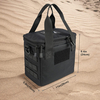 Tactical Storage Gear Bag, Multi-Purpose Modular Carry Tote Bag with MOLLE Webbing & Hook-and-Loop Panel, Waterproof Compact Equipment Organizer Case for Shooting Gear, Camera, EDC & Outdoor