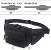 Tactical Concealed Carry Waist Fanny Pack, Handgun Holster Belt Bag with Magazine Slots, Adjustable Waistband Pistol Carry Pouch for Shooting, Hiking, Daily EDC Outdoor Use