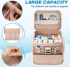 Insulated Medicine Cooler Bag, Portable Multi-Compartment Medication Organizer with Removable Dividers for Travel Insulin & Pill Storage