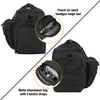 Tactical Pistol Range Bag, Compact Shooting Gear Duffle Bag with Lock Loops, MOLLE Handgun Carry Bag for Shooting Range, Hunting & Tactical Training