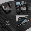 Tactical Waist Pack Sling Bag, Modular EDC Fanny Pack with Detachable Extension Strap, Multi-Purpose Chest Bag for Outdoor, Hunting & Daily Concealed Carry
