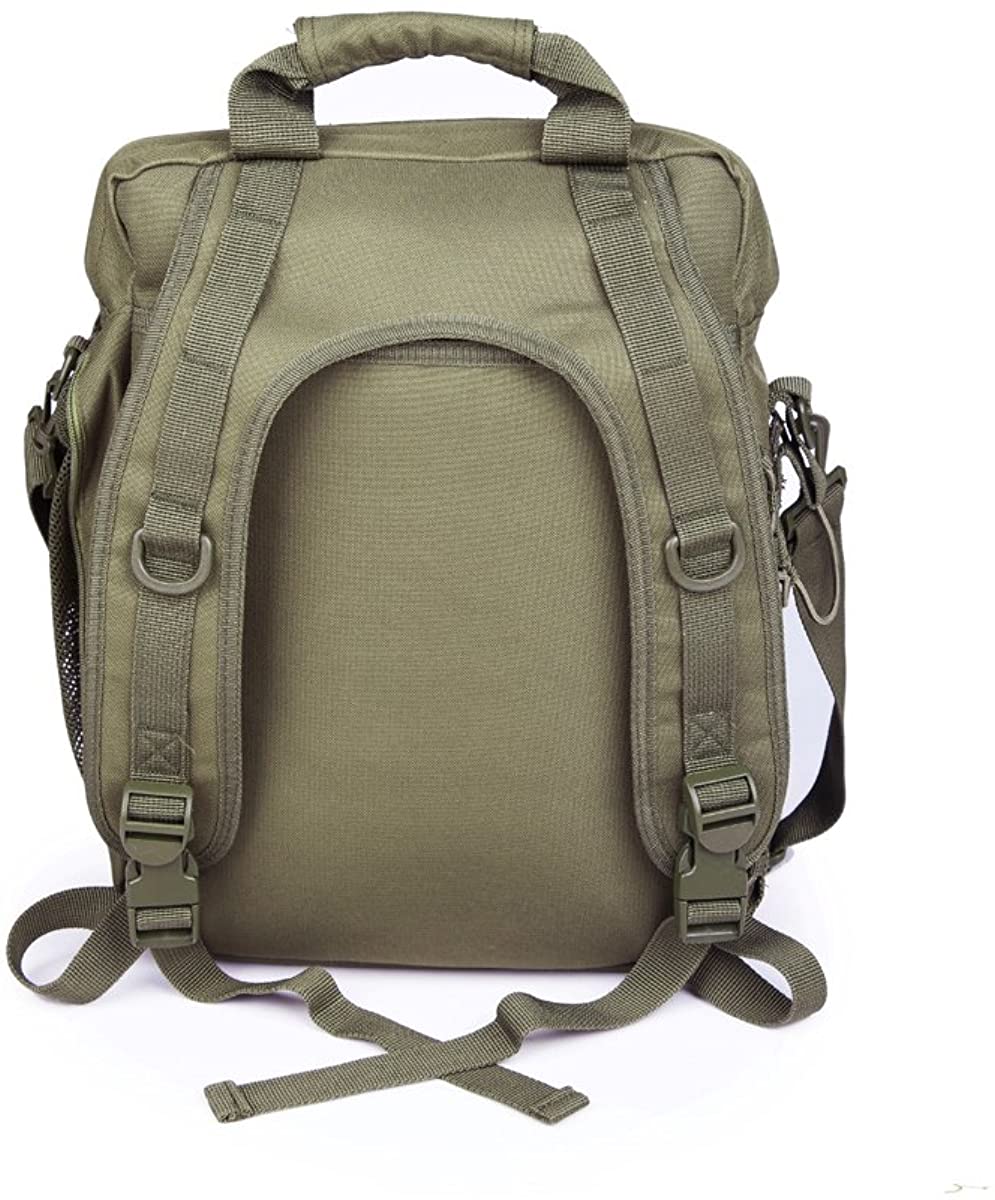 Tactical Laptop Messenger Bag, MOLLE Utility Shoulder Briefcase Bag, Water Resistant Tactical Computer Bag for 14-15.6 Inch Laptop, Outdoor, Office, EDC & Tactical Training