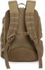 Tactical Backpack Coyote Brown, Water Resistant Molle Military Rucksack with Built-in Admin Pocket & Laptop Compartment for Outdoor Work Travel