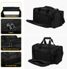 18 Inch Tactical Gun Range Bag, Multi Divided Interior Storage Duffle Bag Holds Handguns, Magazines, Ear Protection & Shooting Glasses for Range Hunting