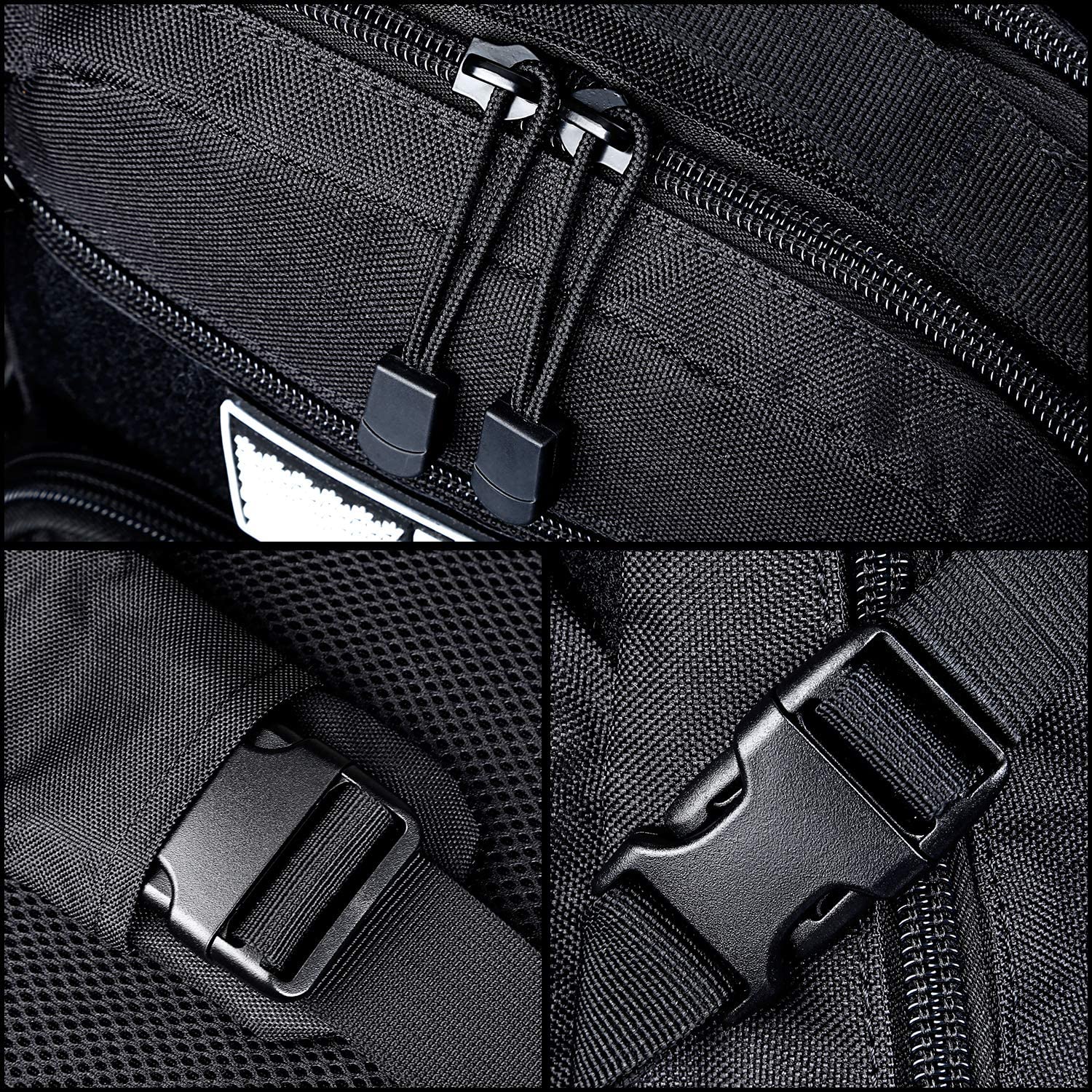 10L Mini Tactical Sling Crossbody Bag, Molle Webbing Single Shoulder Chest Pack Fits iPad for Outdoor Hunting Fishing Daily EDC