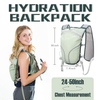 Lightweight Running Vest Hydration Backpack Hydration Vest with 2L Water Bladders Fit for Men Women Hiking Cycling Camping Festival Marathon