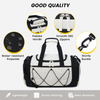 29L Large Sports Duffle Bag, Multi Compartment Gym Carry Bag with Separate Shoe Pocket & Adjustable Crossbody Strap