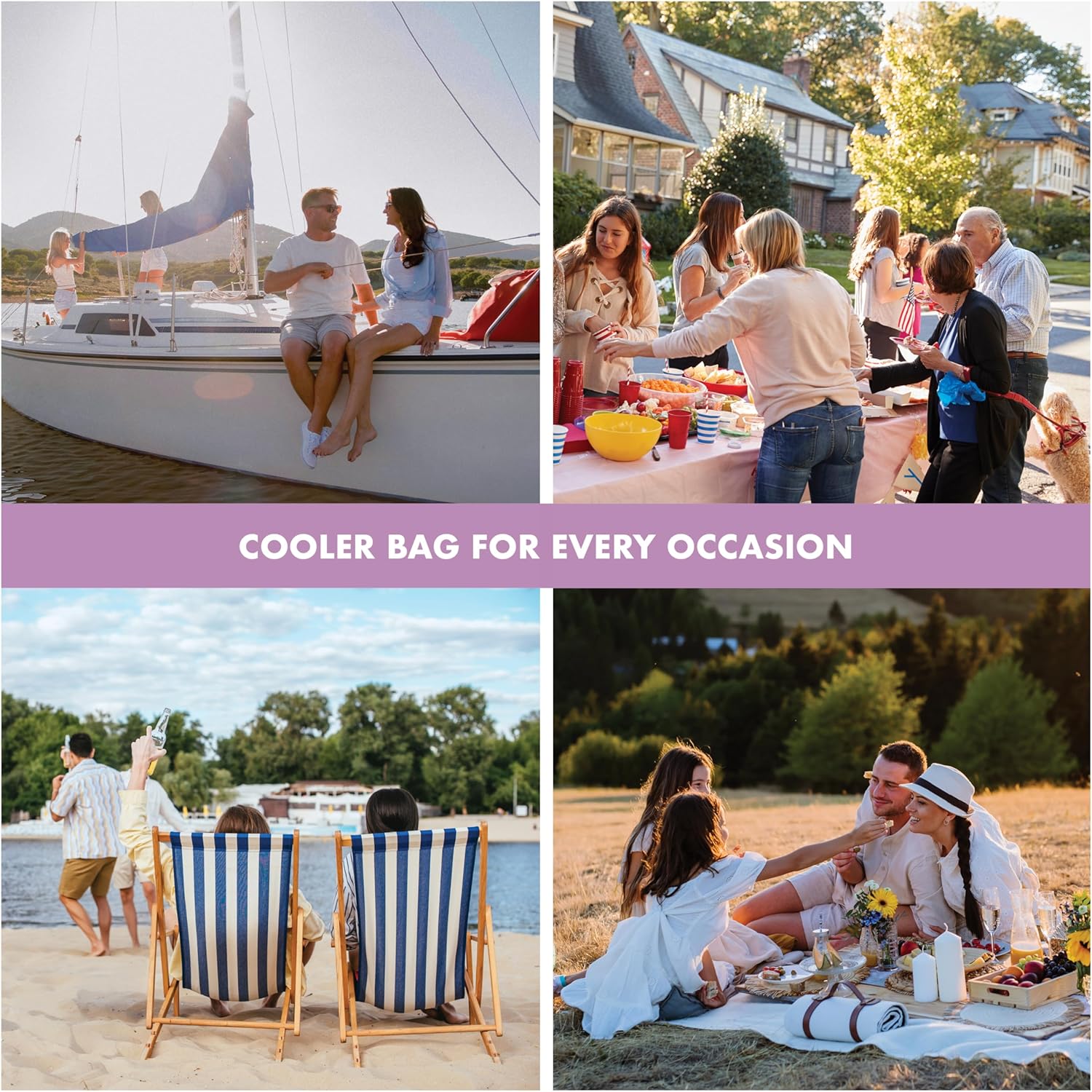 Fit Fresh Carefree Cooler Collection Insulated Leakproof Water Resistant Tote Mini Sling Bag