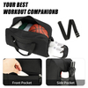 21 Inch Structured Gym & Travel Duffle Bag, Under Seat Carry On Duffel with Luggage Trolley Sleeve & Detachable Shoulder Strap
