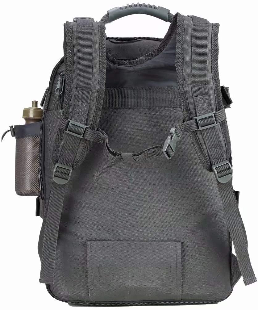 Expandable Tactical Backpack, Adjustable Capacity Military Backpack with Water Bottle Holder, Modular EDC Pack for Hiking, Camping, Hunting & Daily Outdoor Use