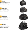 Camo Tactical Pistol Range Bag, Multi-Pistol Soft Shooting Duffle Bag with Magazine Storage & MOLLE Webbing
