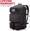 50L Large Military Tactical Backpack, Multi-Compartment Waterproof MOLLE Daypack for Camping Hiking Shooting Travel