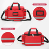 Empty Emergency Medical Trauma Bag, Waterproof Portable First Aid Kit Organizer with Detachable Clear Pouches & Shoulder Strap for Camping, Car, Office, EMT Responders
