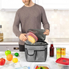 11L Large Capacity Insulated Lunch Bag, Leakproof Water Resistant Portable Cooler Tote with Detachable Shoulder Strap for Daily Work & Outdoor Picnic
