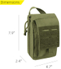 Rip-Away IFAK Medical Pouch, MOLLE Tactical First Aid Kit Bag, Detachable Emergency Trauma Utility Pack for Outdoor, Hunting, Shooting & Military Gear