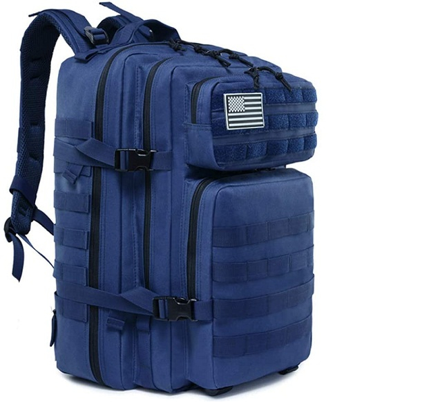 45L Large Capacity Tactical Backpack, 900D Waterproof Oxford Military Backpack