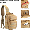 20L Tactical Sling Bag, Molle Crossbody Chest Pack, Lightweight EDC Shoulder Sling Backpack Fits 7.9-inch iPad for Hiking, Cycling, Hunting & Daily Outdoor Carry