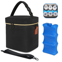 8.5L Insulated Breast Milk Cooler Bag, Waterproof Leakproof Mini Thermal Bag for Baby Bottles, Drinks & Daily Lunch