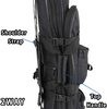 Tactical Rifle Case Soft Gun Bag with Secure Velcro Straps, Detachable Extension Pouch, Water Resistant Long Gun Storage Bag Available in 33"/39"/47" for Shooting, Hunting & Transport