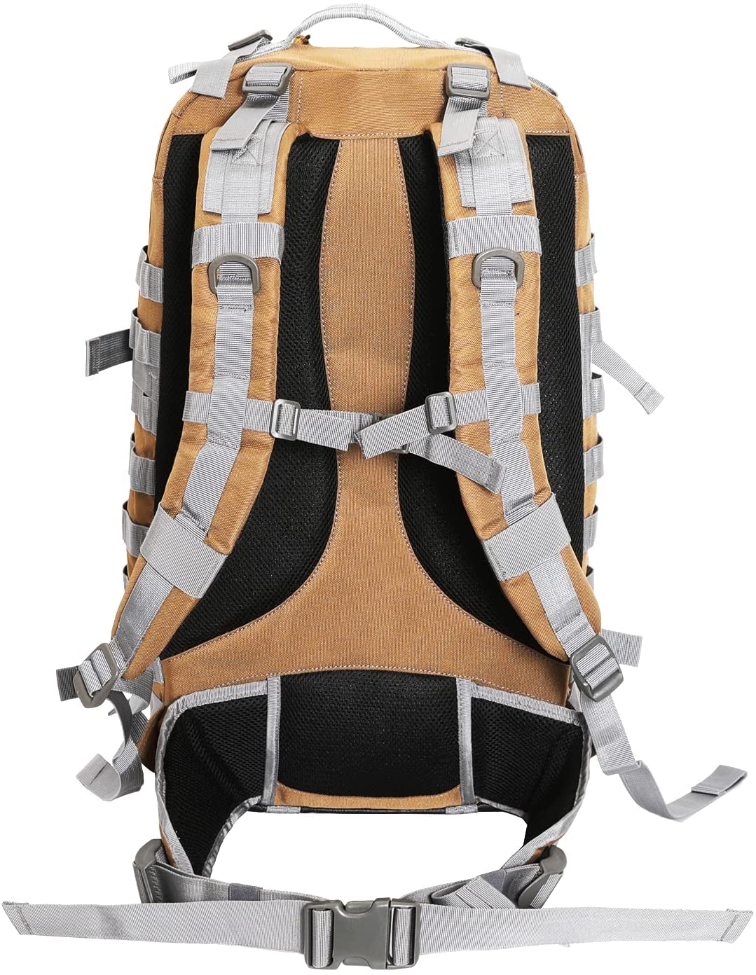 60L Tactical Backpack, Heavy Duty Large Capacity Military Rucksack with MOLLE Webbing, Waterproof Outdoor Backpack for Hiking, Camping, Hunting, Survival & Travel