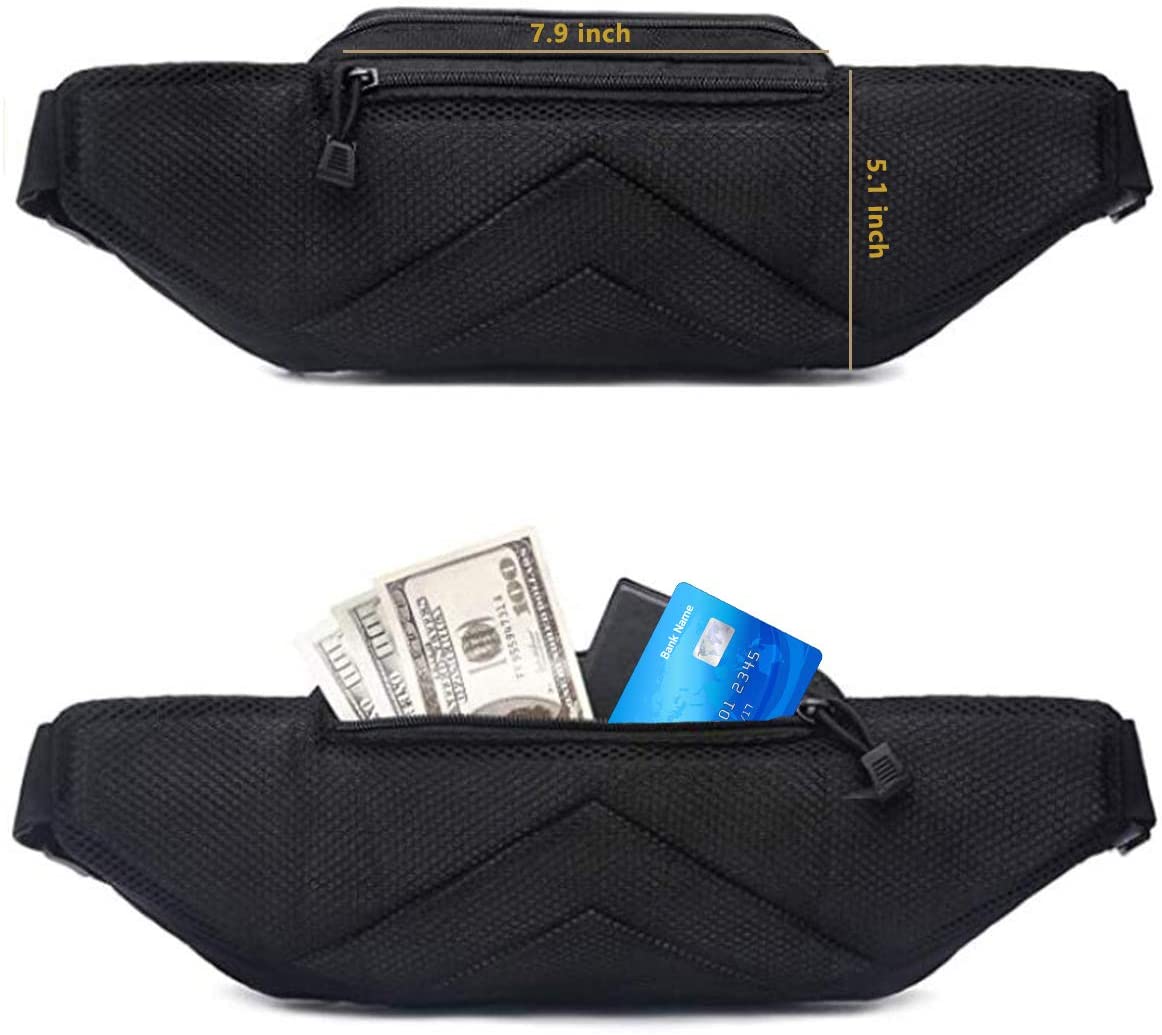 Tactical Concealed Carry Waist Fanny Pack, Handgun Holster Belt Bag with Magazine Slots, Adjustable Waistband Pistol Carry Pouch for Shooting, Hiking, Daily EDC Outdoor Use