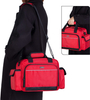 Reflective EMT Medical Carry Bag, Multi-Pocket Empty Nurse First Aid Organizer for Home Visits & Clinic Use