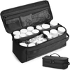 Large Tactical MOLLE First Aid Storage Bag, Classified Divider Medical Carry Case for Outdoor & Household Emergency