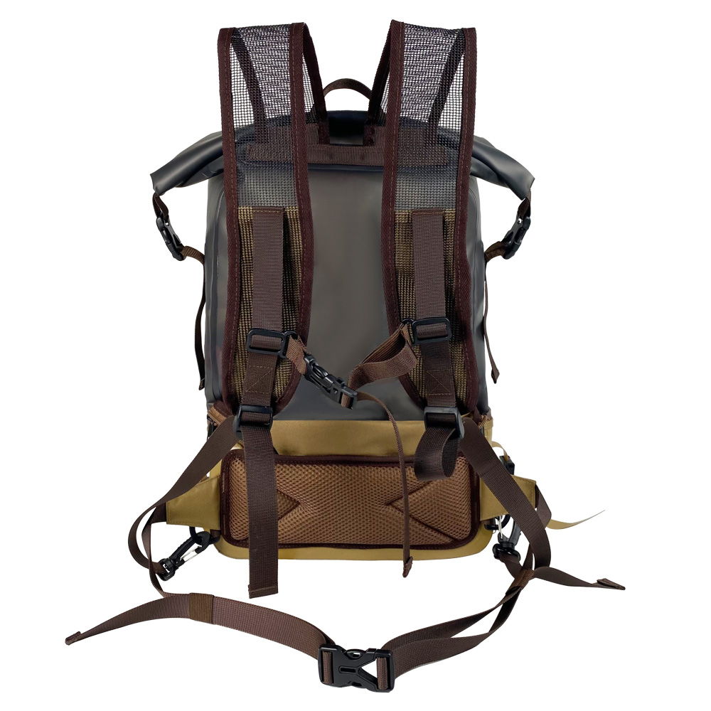 30L Eco-Friendly TPU Waterproof Roll-Top Backpack with Laptop Compartment