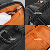 Water Resistant Tactical Molle Toiletry Bag, Heavy Duty EDC Utility Organizer Pouch with Removable 550 Paracord Handle for Travel Camping Outdoor