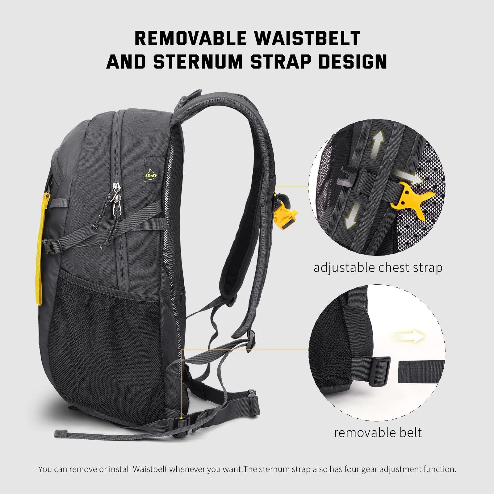 Small Hiking Backpack 20L Lightweight Travel Backpacks Hiking Daypack for Women Men