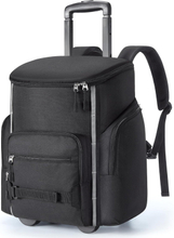 Rolling Cooler Backpack Leakproof Waterproof Insulated Beach Cooler with Wheels and Handle Outdoor