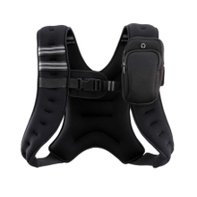 Weight Vest with Reflective Stripe for Workout Strength Training Running Fitness Muscle Building Weight Loss Weightlifting