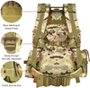 Modular Camouflage Tactical Backpack with Detachable Pouches, Water Resistant MOLLE Military Rucksack Kit with Water Bottle Holder for Hunting Camping Hiking Survival