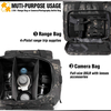 Camo Tactical Pistol Range Bag, Multi-Pistol Soft Shooting Duffle Bag with Magazine Storage & MOLLE Webbing