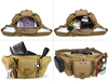 Adjustable Tactical Fanny Pack, Water Resistant MOLLE Waist Bag Multi-Pocket Utility Hip Belt Bag for Hunting Hiking Running Cycling Travel