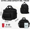 30L Large Capacity Insulated Cooler Bag, Leakproof PEVA Liner Portable Soft Cooler with Bottle Opener & Multi Pockets for Outdoor Camping Beach Picnic