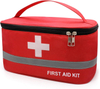 Compact Lightweight First Aid Bag, Reflective Strip Portable Empty Emergency Medical Organizer for Travel & Outdoor Camping