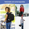 Insulated Medication Cooling Bag, Portable Dual Layer Insulin Cooler Travel Case with 10 Reusable Ice Packs & Removable Shoulder Strap
